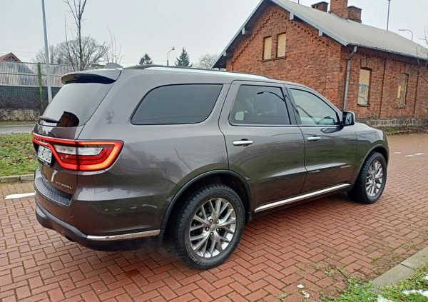 Dodge Durango cena 89000 przebieg: 221826, rok produkcji 2014 z Siedlce małe 232